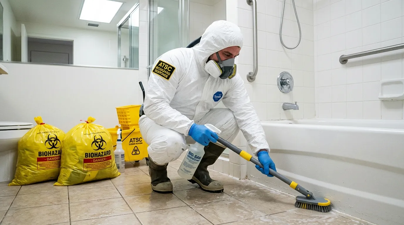 Decontamination equipment deployed for Blood Cleanup in West Hills